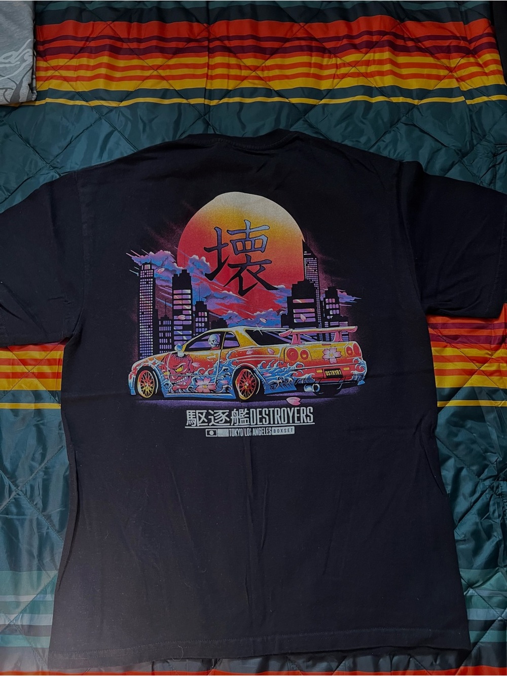 Zumiez Black 'Destroyers' Floral Chest Tee